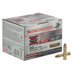 .22 WMR Winchester 40gr FMJ